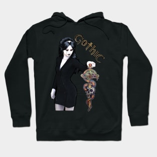 Gothic Girl Stick Hoodie